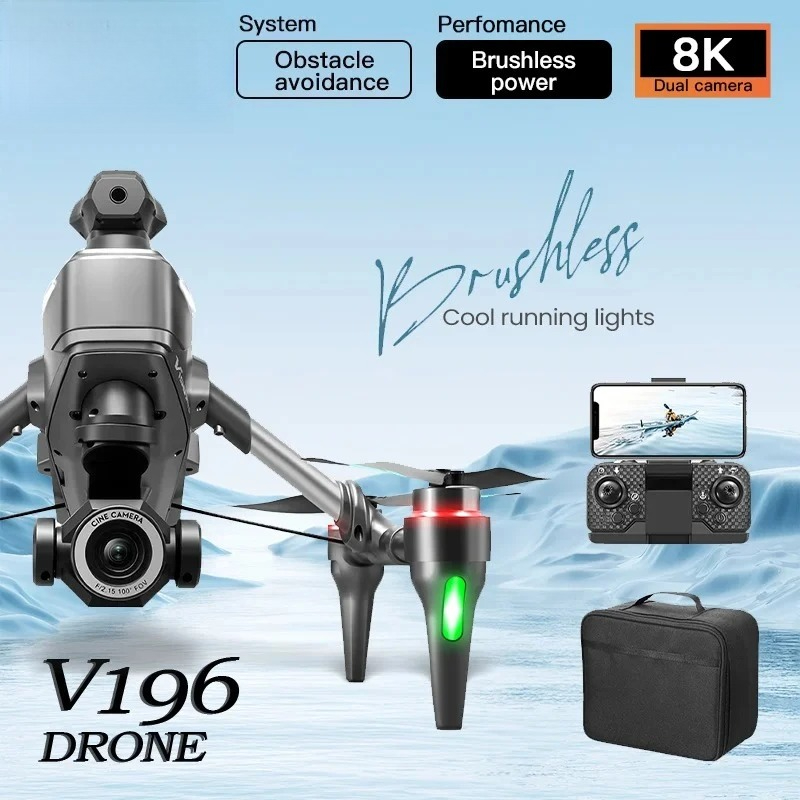 Drone V196 Rc - Оригинальный дрон V196 с профессиональной 8K